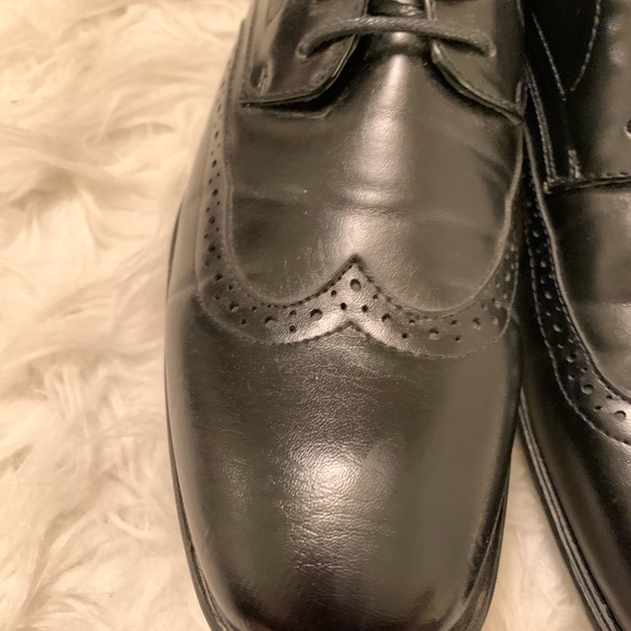 Mens Bruno Marc classic wingtip oxford brogue Dress Shoes sz 7 - Picture 4 of 11